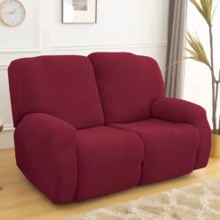 Housse Pour Fauteuil Relax Vellora Bordeaux