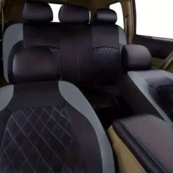 Housse De Protection Pour Sièges De Voiture Noir Et Gris -Housse Moderne Magasin housse de protection sieges voiture housse moderne 3