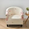 Housse Pour Fauteuil Cabriolet Fleur D'Été -Housse Moderne Magasin housse fauteuil 1 place housse moderne