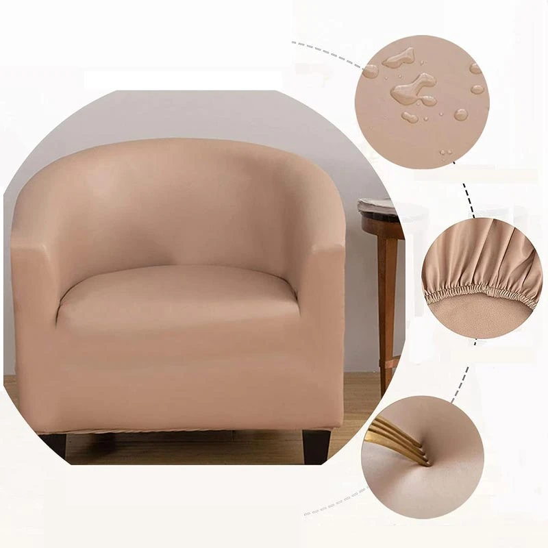 Housse de Fauteuil Cabriolet En Cuir PU Marron Clair Housse De Fauteuil Cabriolet En Cuir PU Marron Clair -Housse Moderne Magasin housse fauteuil cabriolet ikea housse moderne 1