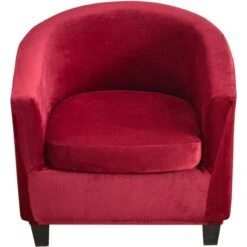 Housse Pour Fauteuil Cabriolet Rouge Velours 8 Housse Pour Fauteuil Cabriolet Rouge Velours -Housse Moderne Magasin housse fauteuil conforama housse moderne 1