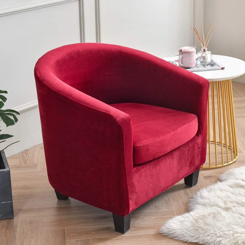 Housse Pour Fauteuil Cabriolet Rouge Velours Housse Pour Fauteuil Cabriolet Rouge Velours -Housse Moderne Magasin housse fauteuil conforama housse moderne 3