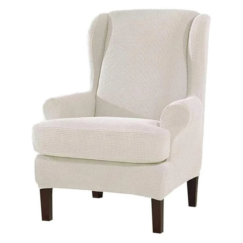 Housse Pour Fauteuil Crapaud Jacquard Blanc Housse Pour Fauteuil Crapaud Jacquard Blanc -Housse Moderne Magasin housse fauteuil crapaud ancien housse moderne 1