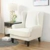 Housse Pour Fauteuil Crapaud Jacquard Blanc 2 Housse Pour Fauteuil Crapaud Jacquard Blanc -Housse Moderne Magasin housse fauteuil crapaud ancien housse moderne