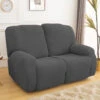 Housse Pour Fauteuil Relax Vellora Gris Anthracite -Housse Moderne Magasin housse fauteuil relax extensible housse moderne