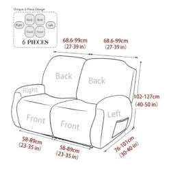 Housse Pour Fauteuil Relax Vellora Beige 4 Housse Pour Fauteuil Relax Vellora Beige -Housse Moderne Magasin housse fauteuil stressless housse moderne 4