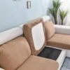 Housse Pour Coussin D'Assise De Canapé Camel 1 Housse Pour Coussin D'Assise De Canapé Camel -Housse Moderne Magasin housse pour assise de canape dangle housse moderne