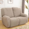 Housse Pour Fauteuil Relax Vellora Marron Clair