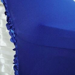 Housse De Chaise De Mariage Fleurs Bleu -Housse Moderne Magasin housse pour chaise de mariage housse moderne 4