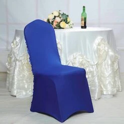 Housse De Chaise De Mariage Fleurs Bleu -Housse Moderne Magasin housse pour chaise de mariage housse moderne 6