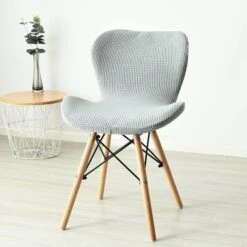 Housse Pour Chaise Scandinave Grise