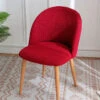 Housse Pour Chaise Scandinave Jacquard Rouge 2 Housse Pour Chaise Scandinave Jacquard Rouge -Housse Moderne Magasin housse pour chaise scandinave jacquard rouge housse moderne