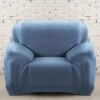 Housse Pour Fauteuil Club Velours Bleu -Housse Moderne Magasin housse pour fauteuil club bleu housse moderne