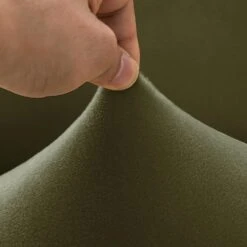 Housse Pour Fauteuil Club Velours Kaki -Housse Moderne Magasin housse pour fauteuil club kaki housse moderne 2