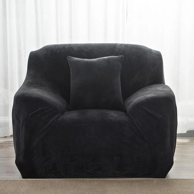 Housse Pour Fauteuil Club Velours Noir Housse Pour Fauteuil Club Velours Noir -Housse Moderne Magasin housse pour fauteuil club noir housse moderne