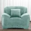 Housse Pour Fauteuil Club Velours Turquoise 1 Housse Pour Fauteuil Club Velours Turquoise -Housse Moderne Magasin housse pour fauteuil club turquoise housse moderne