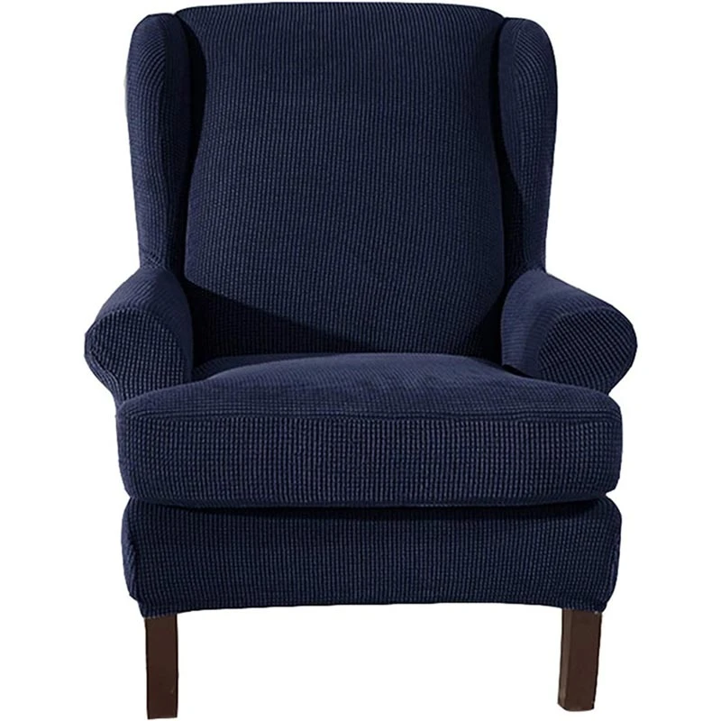 Housse Pour Fauteuil Crapaud Jacquard Bleu Marine Housse Pour Fauteuil Crapaud Jacquard Bleu Marine -Housse Moderne Magasin housse pour fauteuil crapaud ikea housse moderne 3