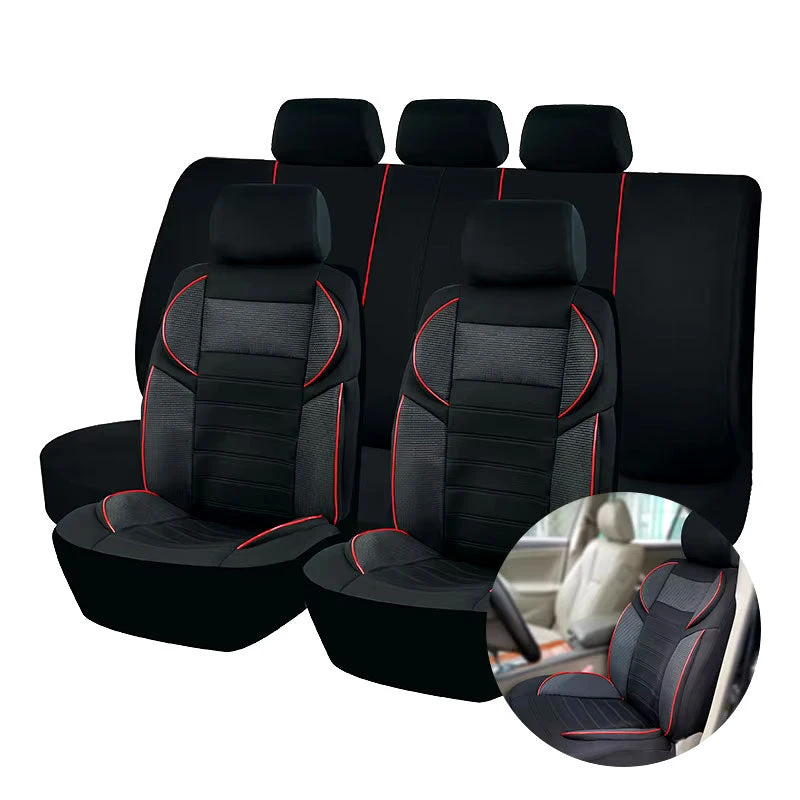 Housse Pour Siège De Voiture Noir et Rouge Housse Pour Siège De Voiture Noir Et Rouge -Housse Moderne Magasin housse pour siege de voiture housse moderne 4