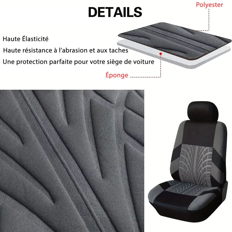 Housse Protection Siège Voiture Noir et Rouge Housse Protection Siège Voiture Noir Et Rouge -Housse Moderne Magasin housse protection siege voiture housse moderne 5