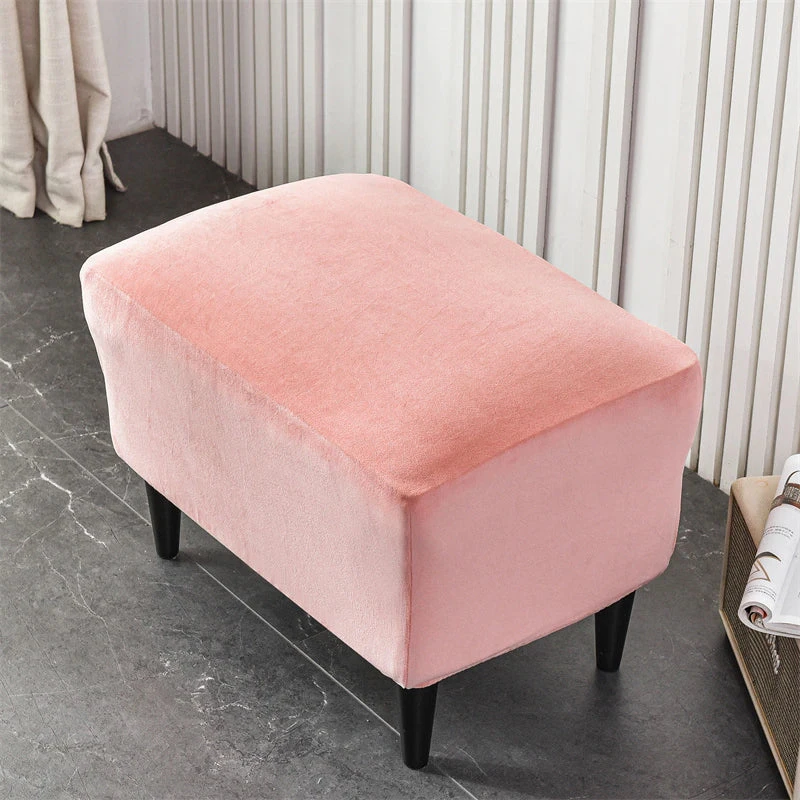 Housse de Fauteuil Crapaud Velours Rose Housse De Fauteuil Crapaud Velours Rose -Housse Moderne Magasin housse repose pied velours rose housse moderne
