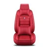 Housse Siège Auto En Simili Cuir Rouge