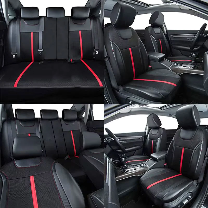 Housse De Siège Auto Universelle Noir et Rouge Housse De Siège Auto Universelle Noir Et Rouge -Housse Moderne Magasin housse siege auto universel housse moderne 2