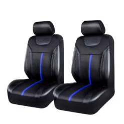 Housse Universelle Siège Auto Noir Et Bleu