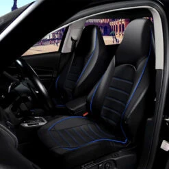 Housses De Siège Auto Noir Et Bleu -Housse Moderne Magasin housses de siege auto housse moderne 2