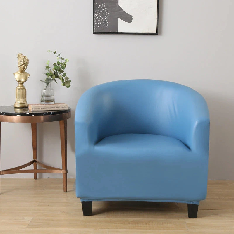Housse de Fauteuil Cabriolet En Cuir PU Bleu Ciel Housse De Fauteuil Cabriolet En Cuir PU Bleu Ciel -Housse Moderne Magasin housses fauteuils cabriolet housse moderne 1