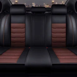 Housses De Siège Voiture Noir Et Marron 4 Housses De Siège Voiture Noir Et Marron -Housse Moderne Magasin housses siege voiture housse moderne 4