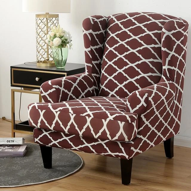 Housse Fauteuil Crapaud Brune Marron Housse Fauteuil Crapaud Brune Marron -Housse Moderne Magasin modele housse fauteuil crapaud housse moderne