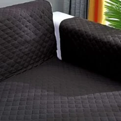 Protège Canapé D'Angle Noir -Housse Moderne Magasin protege canape dangle housse moderne 5