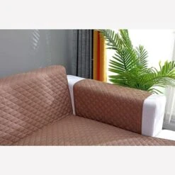 Protège Canapé D'Angle Marron Clair -Housse Moderne Magasin protege canape dangle pour animaux housse moderne 4