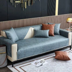 Housse Pour Assise De Canapé En Pu Cuir Bleu Pétrole 4 Housse Pour Assise De Canapé En Pu Cuir Bleu Pétrole -Housse Moderne Magasin protege canape en pu cuir bleu petrole housse moderne 2