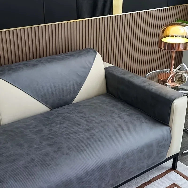 Protège Canapé En Pu Cuir Gris Anthracite Protège Canapé En Pu Cuir Gris Anthracite -Housse Moderne Magasin protege canape en pu cuir gris anthracite housse moderne 3